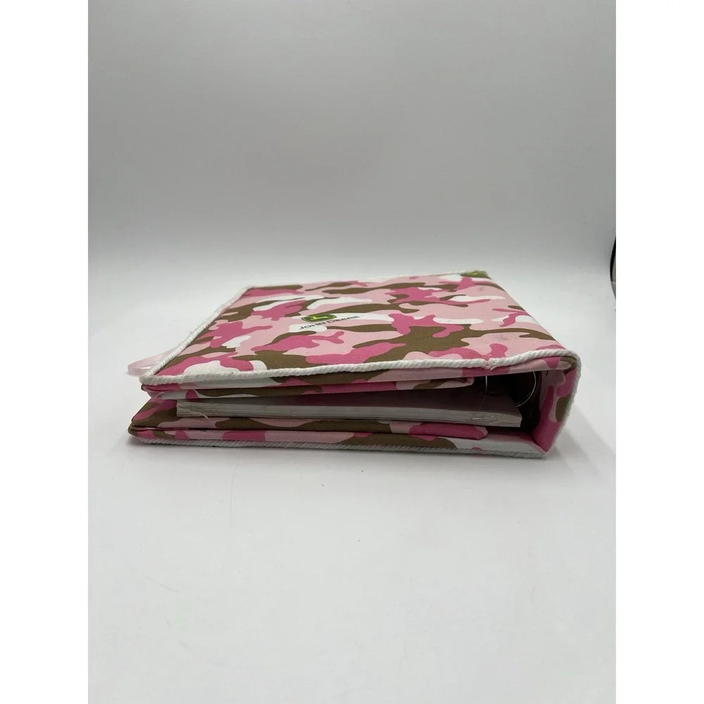 2013 Handmade John Deere Pink Camo Photo Album Scrapbook New Pages Included